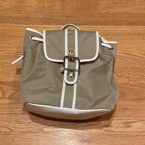 Etienne Aigner Taupe Mini Backpack